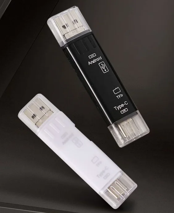 Factory direct supply 5 in 1 card reader Type C USB Android OTG SD Micro TF Reader