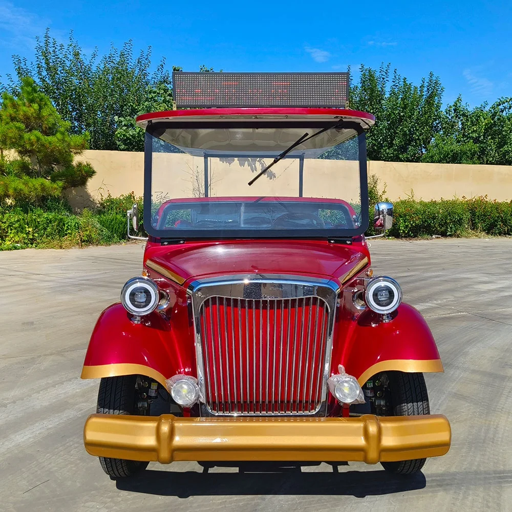 Despoit with Electric Classic Car With Canopy Comfortable Sightseeing Vintage Car Leisure Travel Classic Car