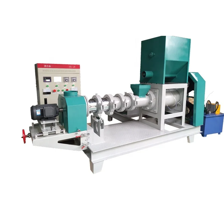 Wheat flour floating fish feed extruder machine