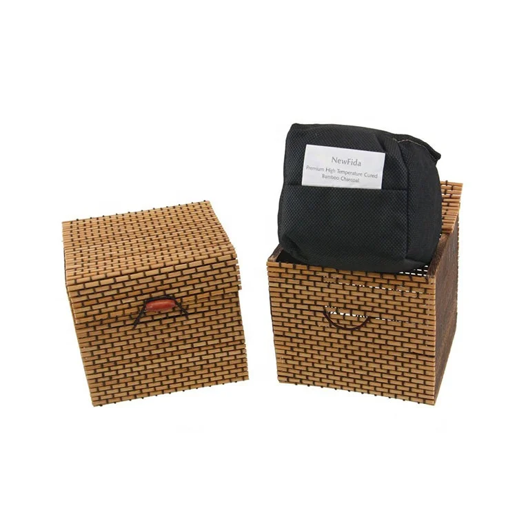 Экологически чистая бамбуковая квадратная упаковочная коробка