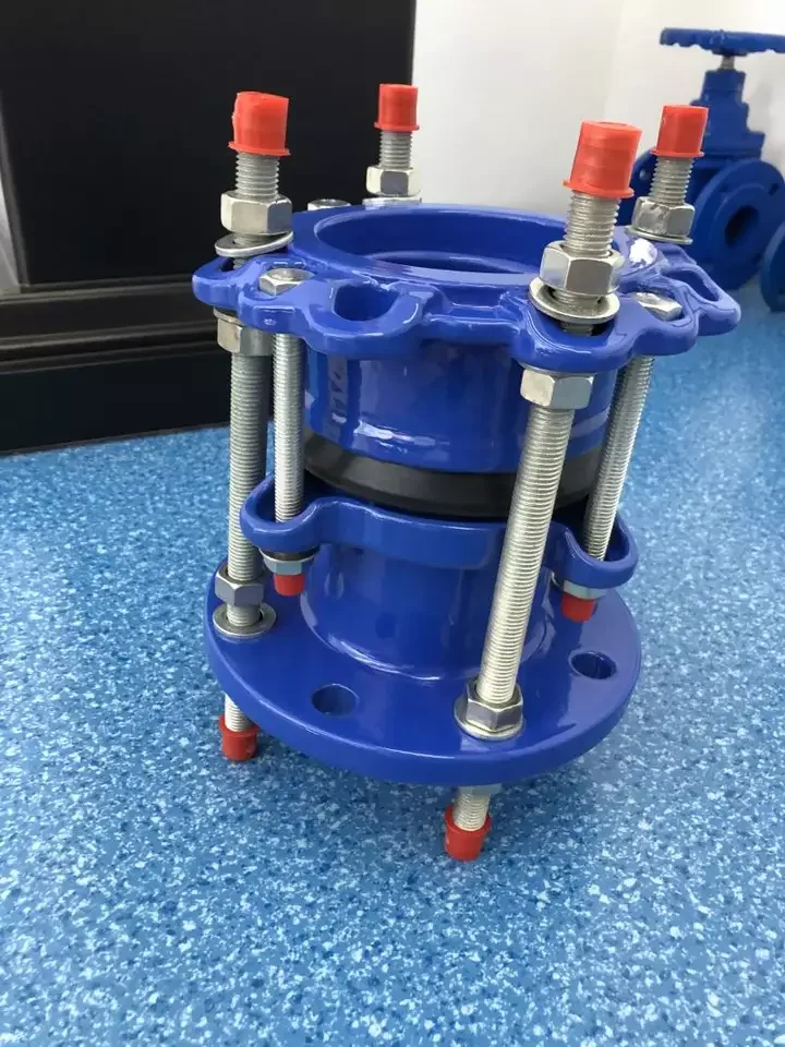 Dismantling Joints Flange Pipe Fitting Connector Bigger Size Ductile Iron OEM Round Flange Adaptor for Hdpe Pipe EPDM Casting