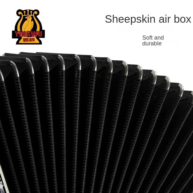 41-key 120BS four-row spring professional test playing piano musical instrument marbled YINGWU accordion