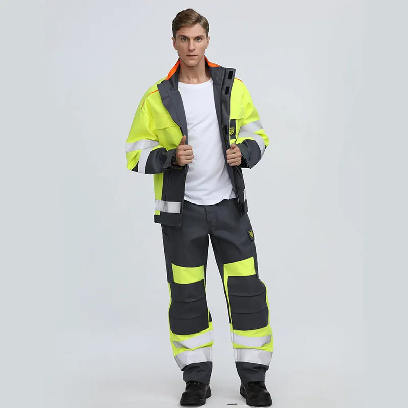 customize fireproof mining protective clothing work jacket welding suit workwear flame resistant clothing