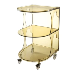 Multi-layer Kitchen Bedroom Plastic Movable Utility Plastic Storage Drawers & Carts On Wheels