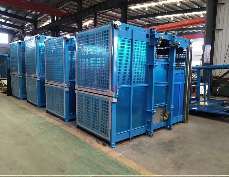 Производитель двойной/одиночный Лифт клетка погружения цинка подъемно материалов