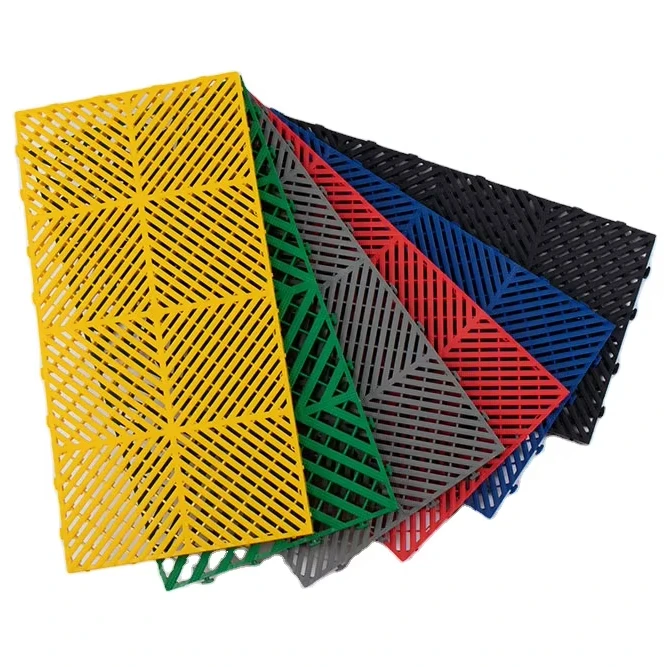 40*400*800mm Durable garage floor tiles Hot Sell pp Interlocking plastic floors for garage