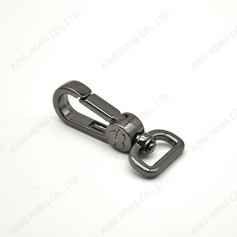 Wholesale alloy metal heavy duty swivel bag dog leash snap hook bolt trigger designer hooks custom design offer tension test