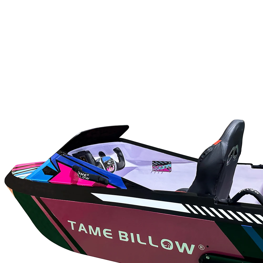 Tame Billow 120Ah Battery Electric Surfing Aqua Karts Mini Boat Functional Karting Boats For Sale
