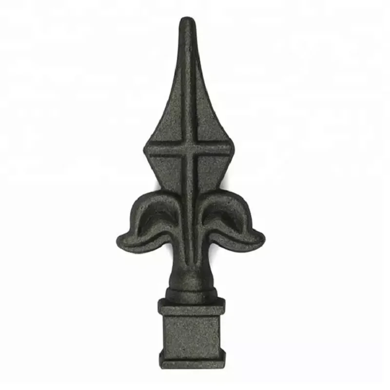 Latest Russian Design Hot Sale Factory Metal Cast Steel Forged Spearheads for Fences Gates Decorative Accessories
