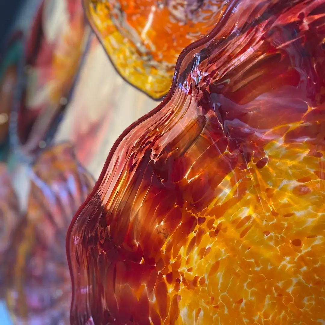 Luxury Modern Figurines Ornaments Holiday Desk Decorative Blocks Murano Glass Crafts