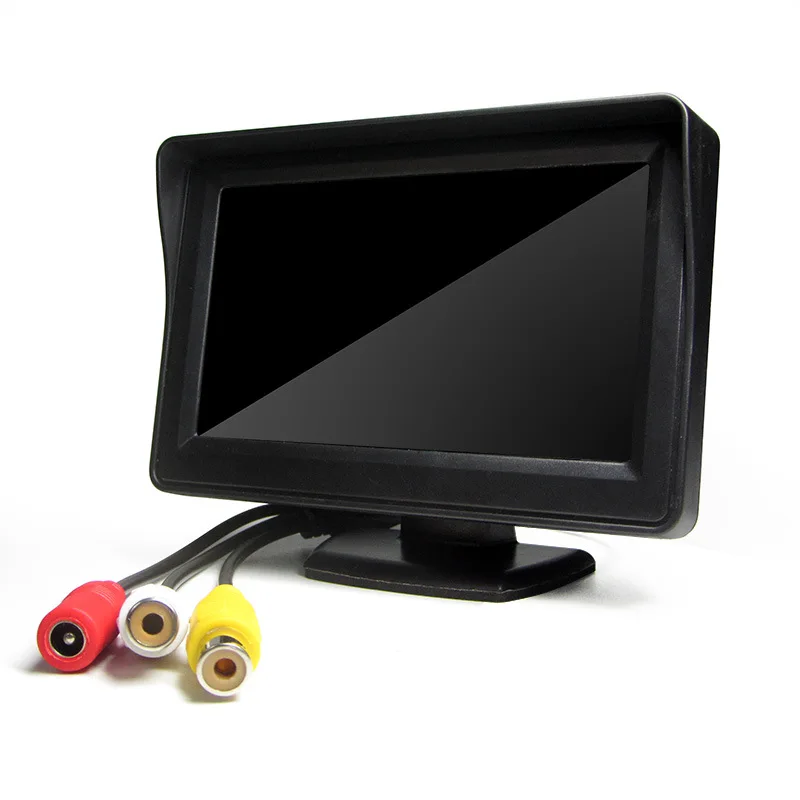 4.3 inch on-board display desktop high-definition display two AV input reversing image priority display