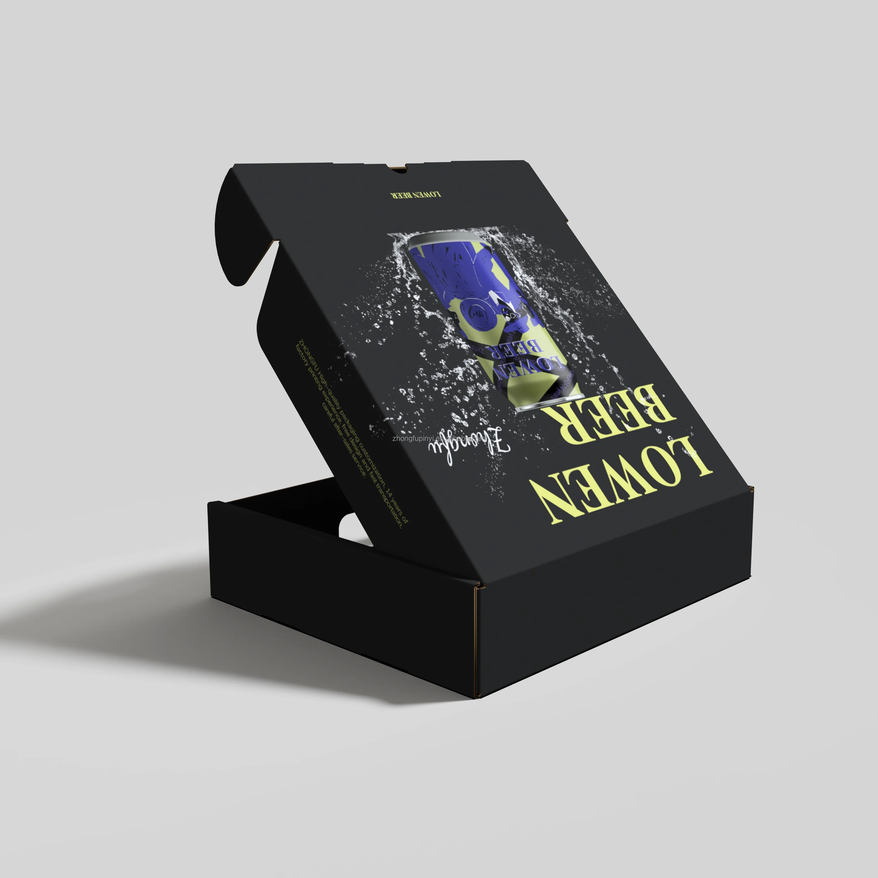 Wine Bottle Empty Gift Box China Manufacturers Cardboard 6 Pack Alcohol Free Beer Qingdao Beer Box Packaging