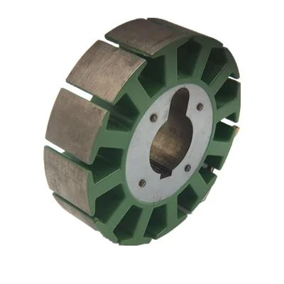 
OD 129.5 customization size Metal sheet stamped magnet rotor stator dc motor stator 