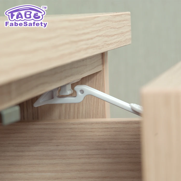 OEM Manufacturer Other Supplies & Products Baby Furniture Sliding Wardrobe Latches/Adhesive Built-in drawer lock Loaded Latches