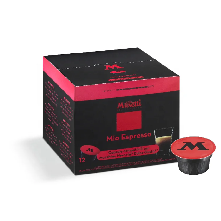 MIO ESPRESSO 12 CAPSULES compatible Dolce Gusto office round coffee capsule