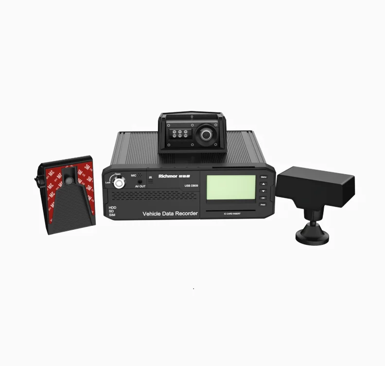 Richmor Bus CCTV Camera System 1080P AHD H.265 8 Channel Mobile DVR 3G 4G Sim Card GPS WIFI optional 4ch MDVR for Bus