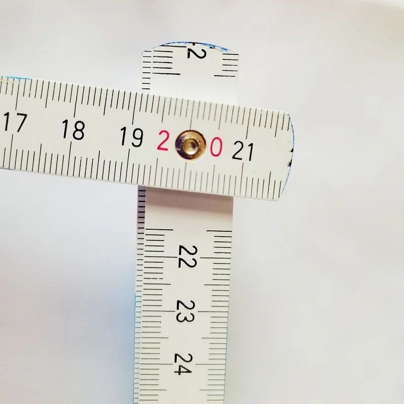 Fashion Design Wooden Material Folding Ruler With Spring Wooden Foldable Ruler