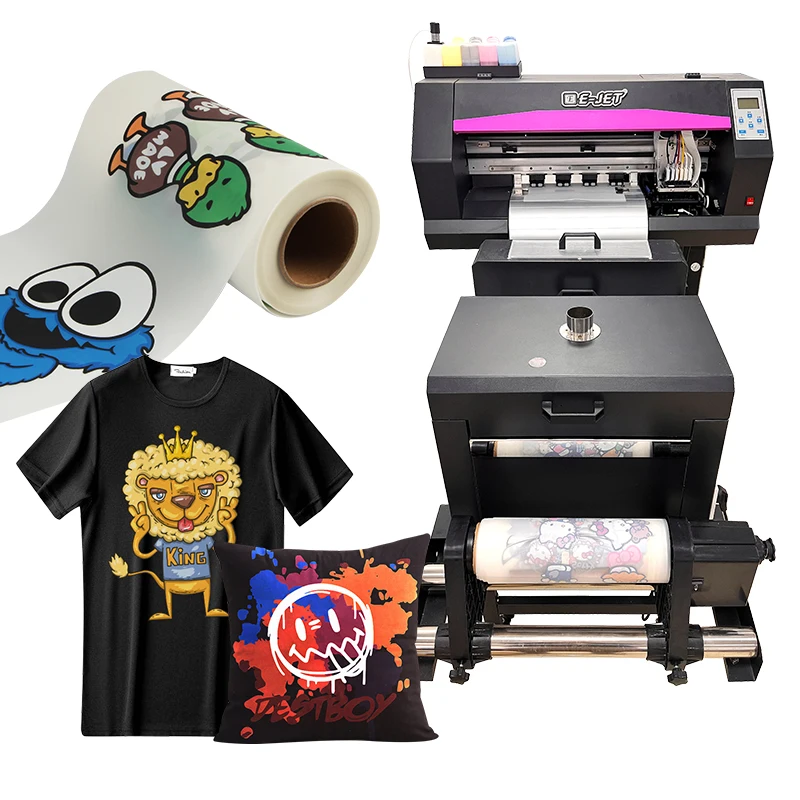 Hot sale hot peel heat transfer Dtf printing film 60cm 30cm A3 pet roll for T shirt Printer