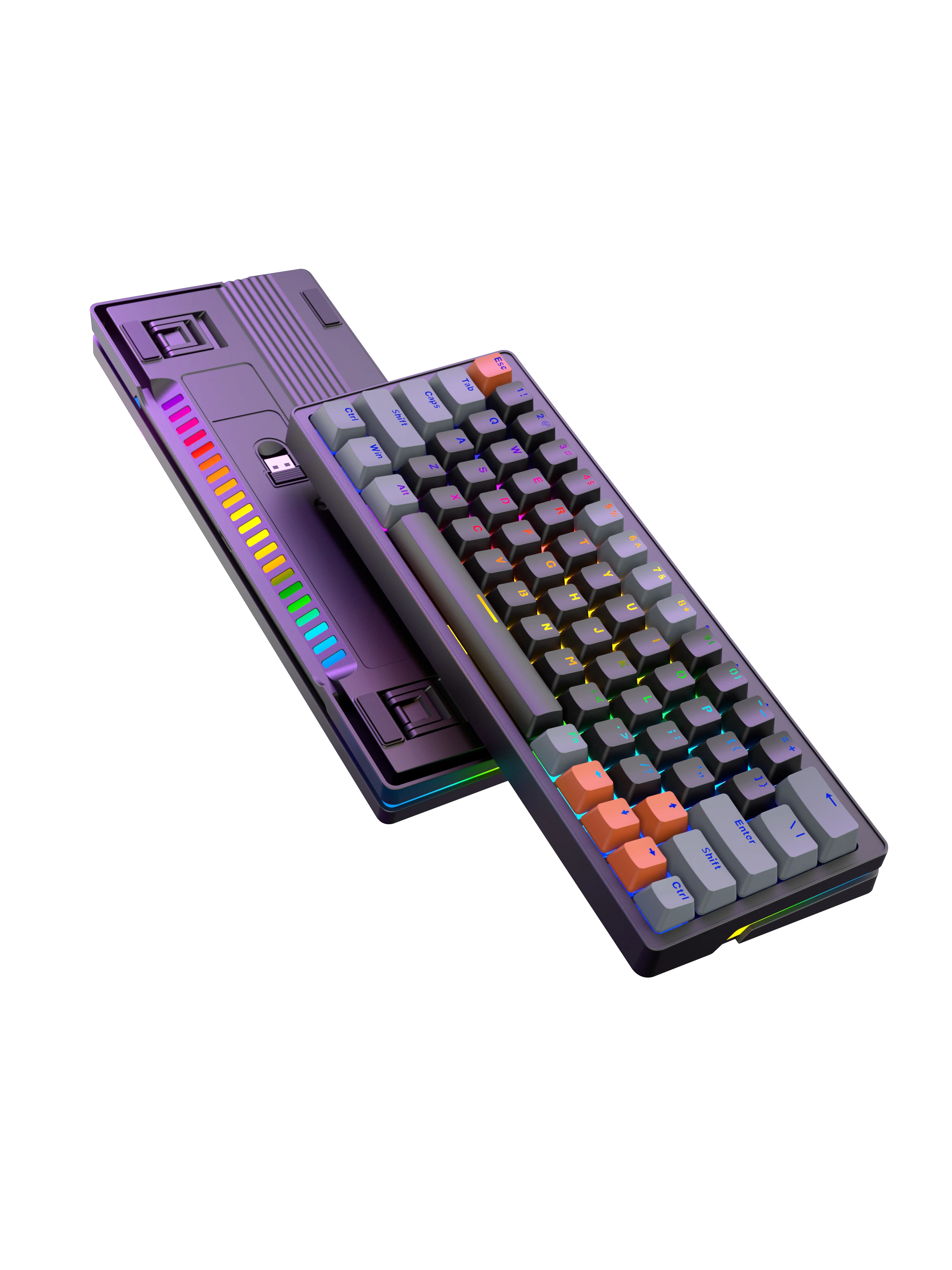 Wired RGB Gaming Mechanical Keyboards RGB Backlight Wired Gaming Mechanical Keyboard for Gamer