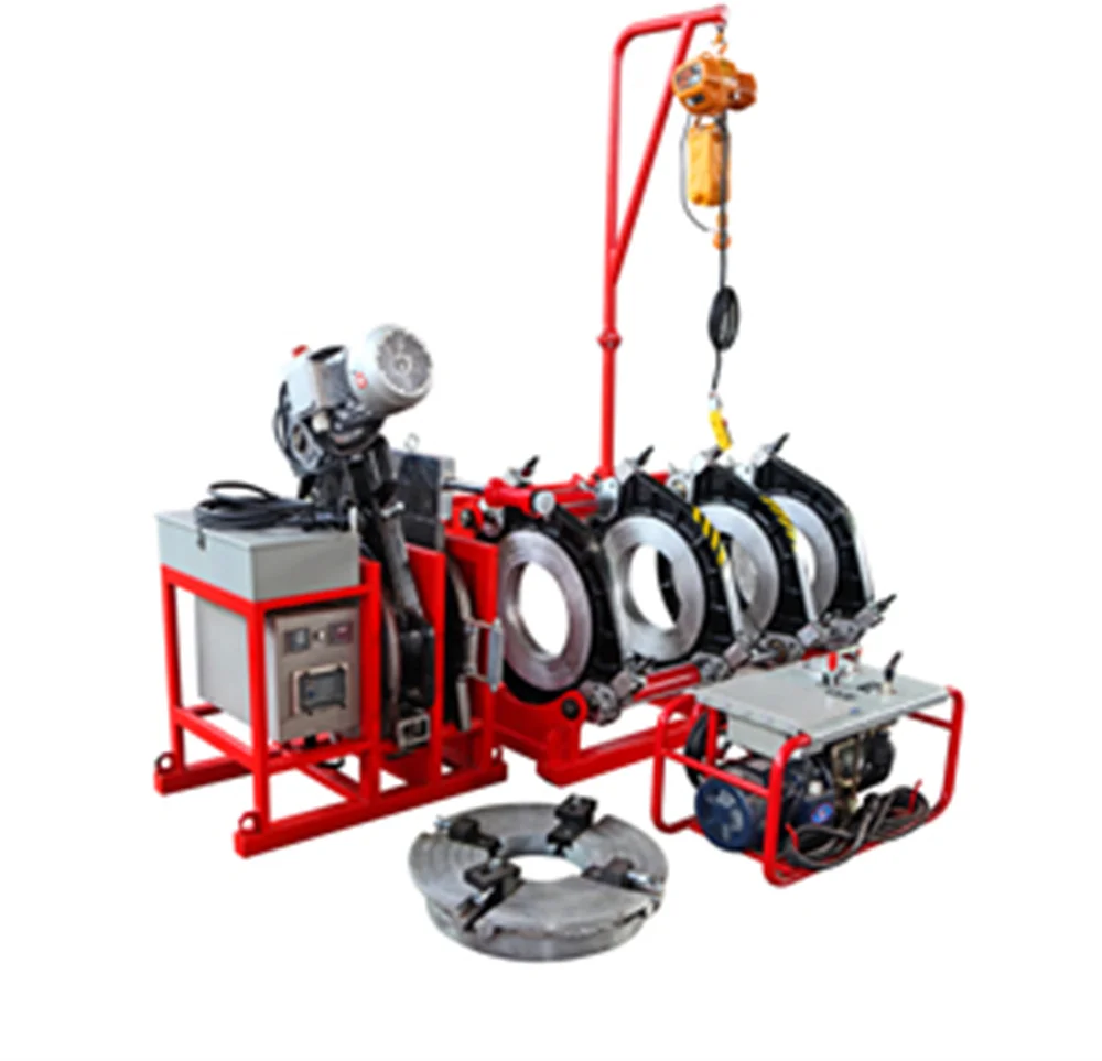Butt Plastic Sheet Welding Machine Hot Melt Welding Machine For Installing Hdpe Water Pipes And Fittings