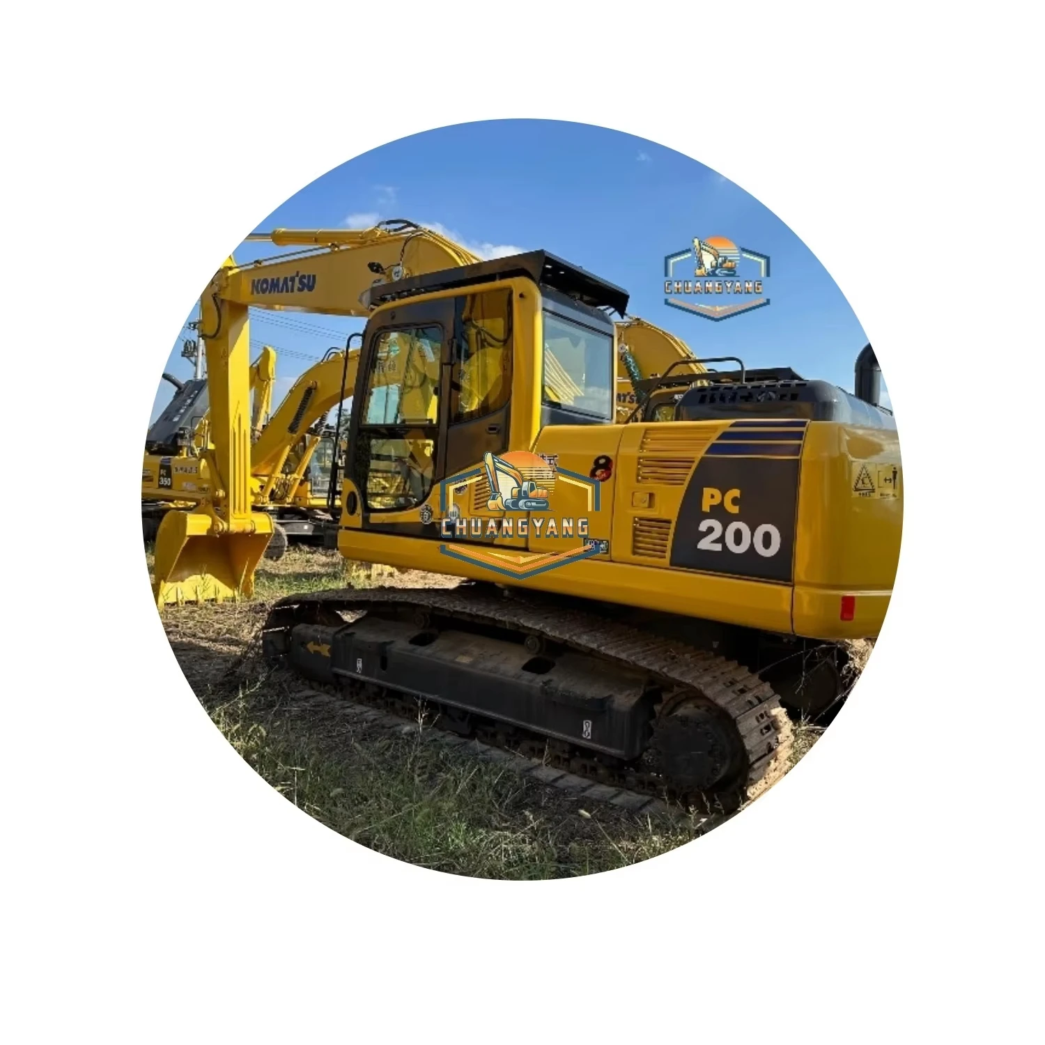 low price high quality excavator komatsu 200-8 20 Ton used construction mining machinery