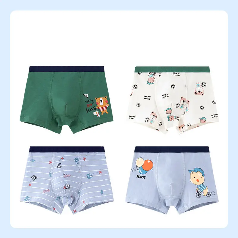 Little Kids Fancy Underwear Boy Boxer Lingerie Children Thong Underpants Kids Underwear Briefs