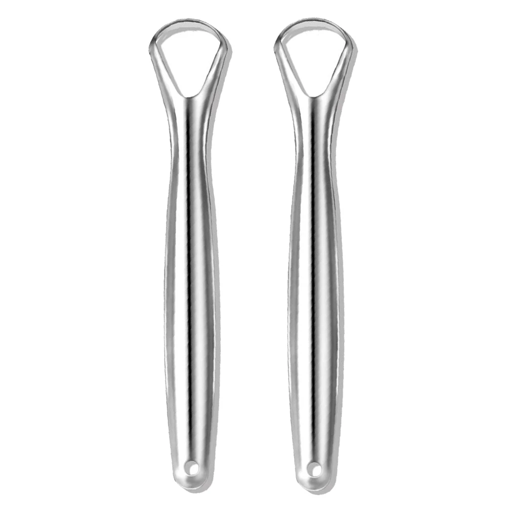 
2021 Oral Hygeine hot selling stainless steel tongue scraper cleaner 