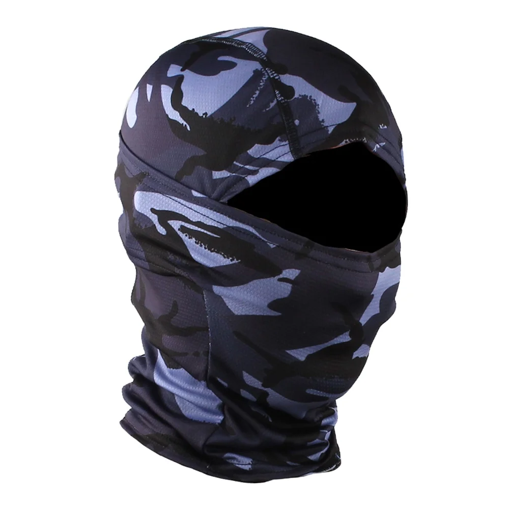 Motorcycle mask camouflage tactical balaclava full face mask ski hunting hiking cycling face shield neck gaiter scarf