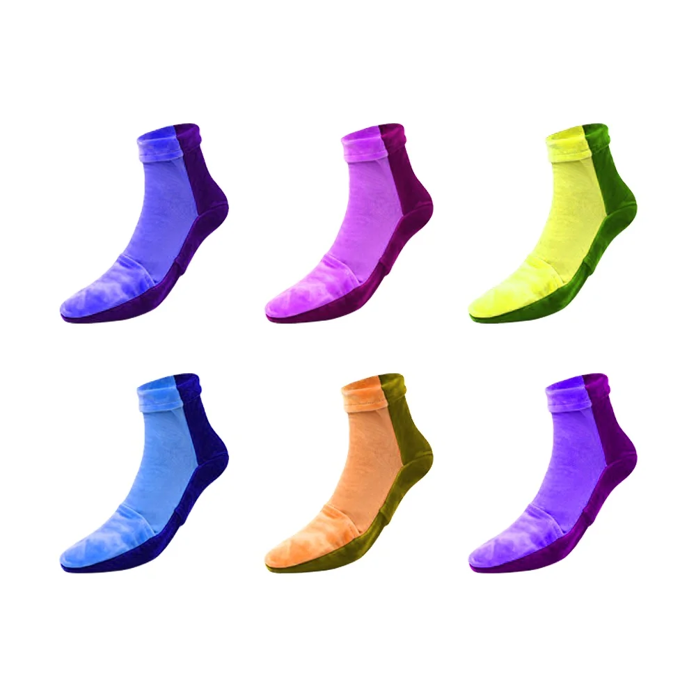 Reusable  Foot Gel Physical Therapy Ice Pack  Cold and Hot Socks  for Feet Pain Relief Plush  Frozen Slippers