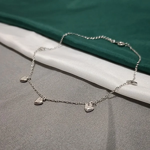 
Charm bracelet wholesale price 925 sterling silver Jewelry fashion love heart bracelets ankle bracelet 