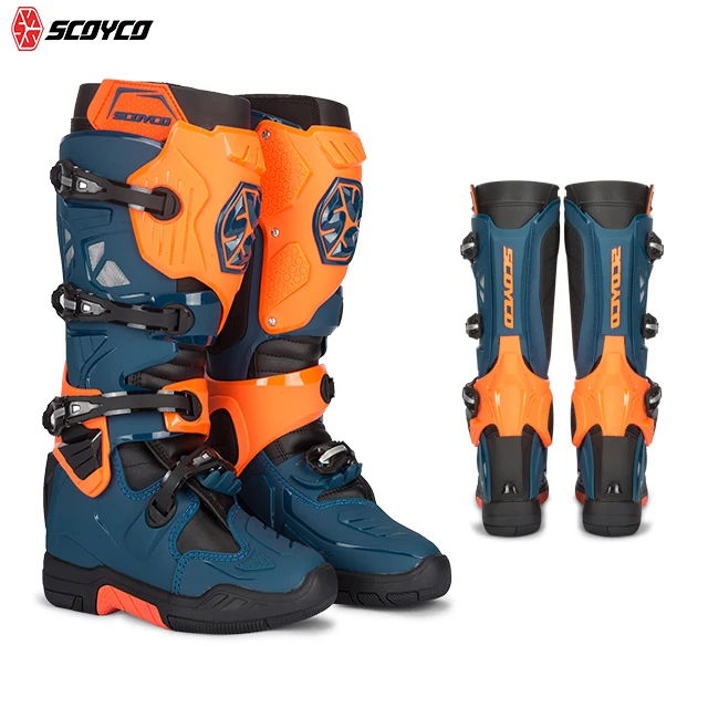 Customized Motocross Boots Leather Dirtbike MX Boots Custom Sportswear Motorcycle Gear