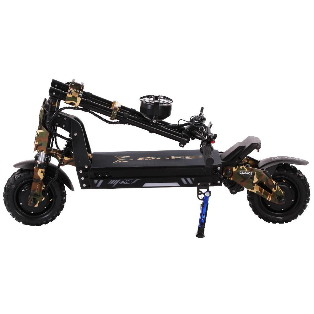 Gspace Mars 11 GTR 10000W 72V Powerful Damping Wide Two-wheel All Terrain Mobility Electric Scooter for Adult