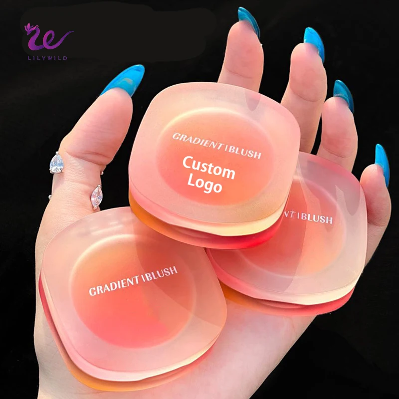 Lilywild Cruelty Free Luxury Gradient Wholesale Makeup Pigment Custom Logo Makeup Vegan Powder Blush