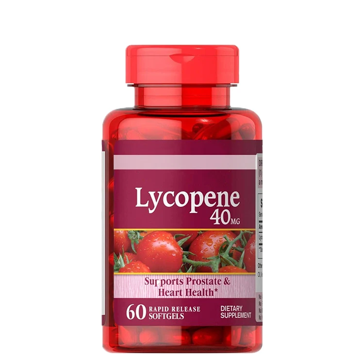 Быстросъемная капсула OEM Lycopene добавка 40 мг поддерживает мужские органы и сердце