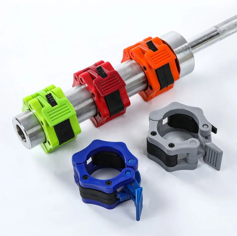 Barbell Clamps Collars Quick Release Locking Non Slip Weight Clips Bar Clamp Clips For Workout Weightlifting