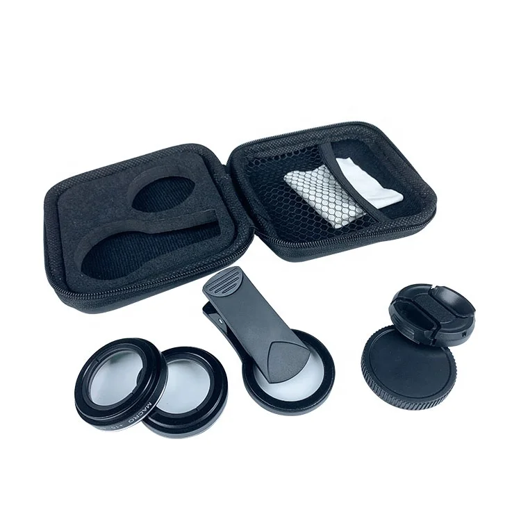 AT-PML-050 selfie mirror on phone photographer stand and lens iphone