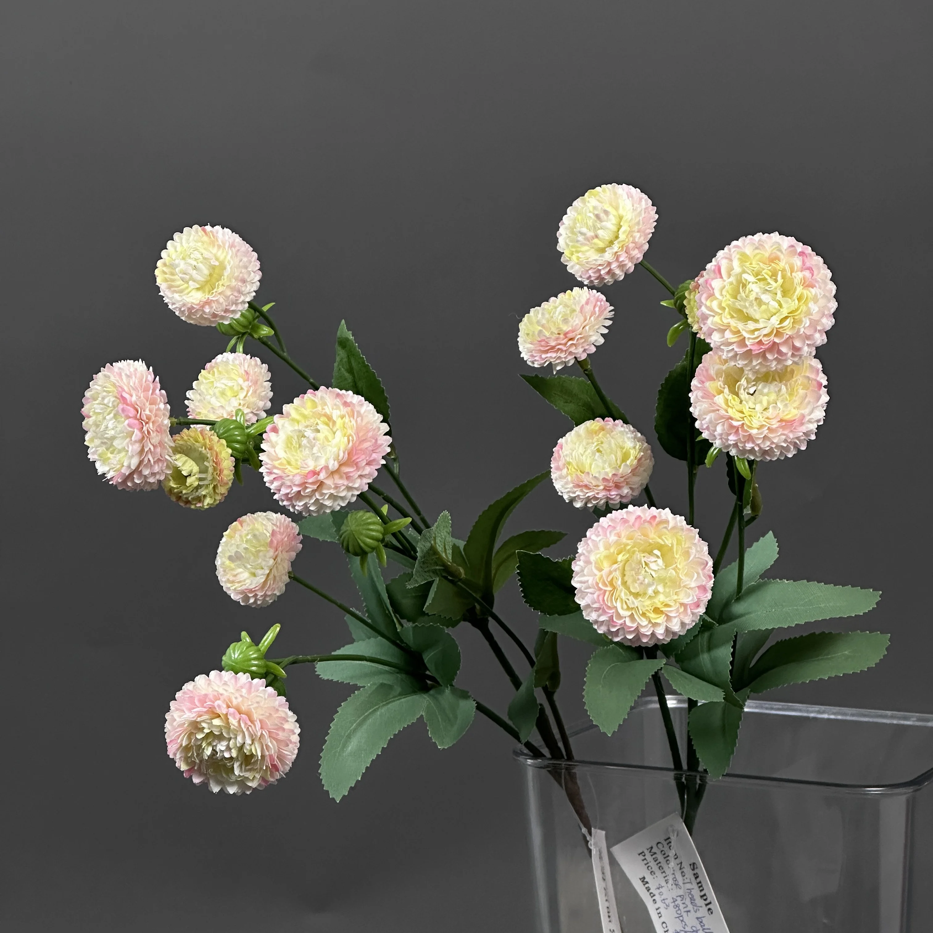 Manufacturers Direct Selling Single Branch artificial Ball Chrysanthemum flower for Home Flower Arrangement and Wedding Decor