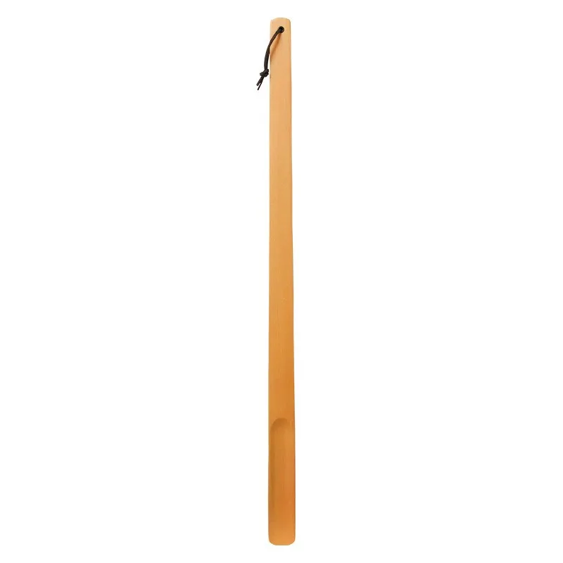78cm Long Solid Wood Shoe Horn Elderly Wearing Shoe Accessories Hanging Wooden Shoe Lifter Pregnant Women Home Shoehorn