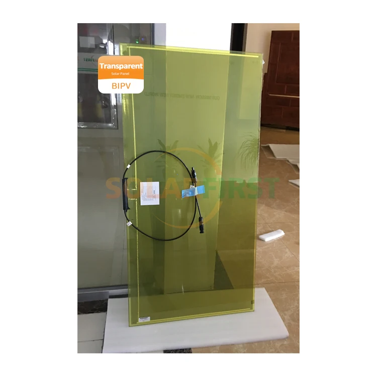 Custom Color Bipv Curtain 10% 20% 40% 80% Transparent CDTE Thin Film Solar Panel