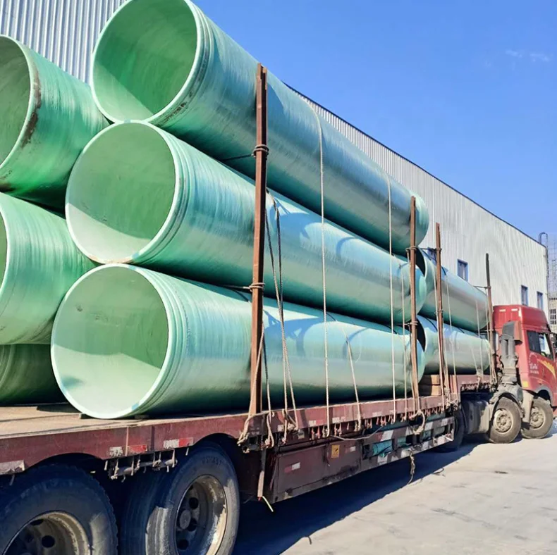 FRP/GRP Fiberglass PIPE DN1200 DN2400 DN4000 Filament Winding Frp Pipe