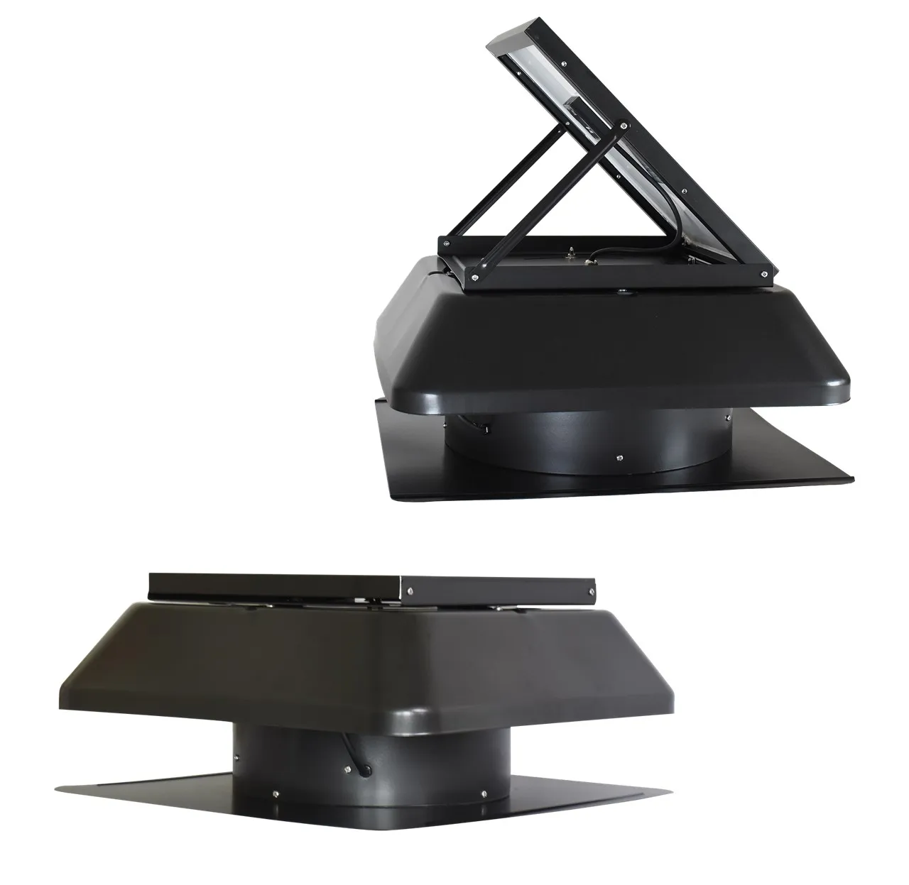 Wholesale 50W Smart Solar Powered Attic Roof Heat Exhaust Air Fan Extractor with Solar Panel Greenhouse Poultry Farm Ventilating