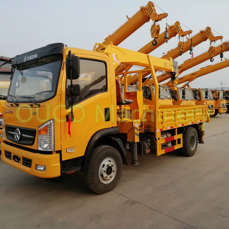 
4 ton truck mounted crane hydraulic crane slewing jib crane 