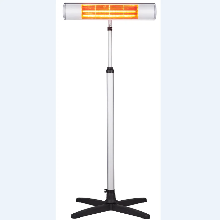 v-mart hot selling electric golden tube  patio heaters with stand
