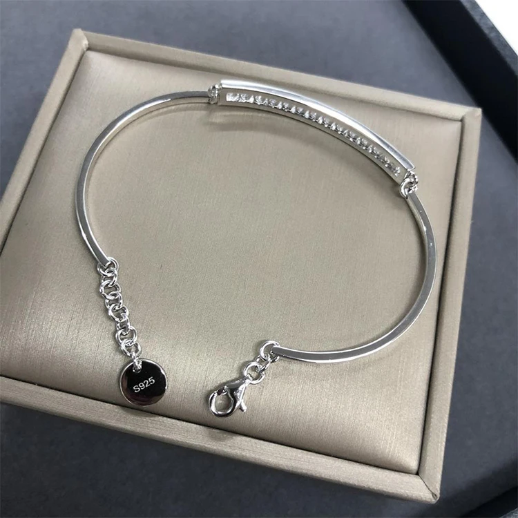 925 sterling silver strip bracelet strip bracelet 925