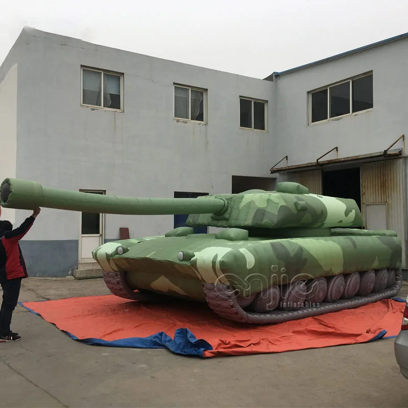 Гигантская копия танка модель надувной армейский Танк для военной приманки