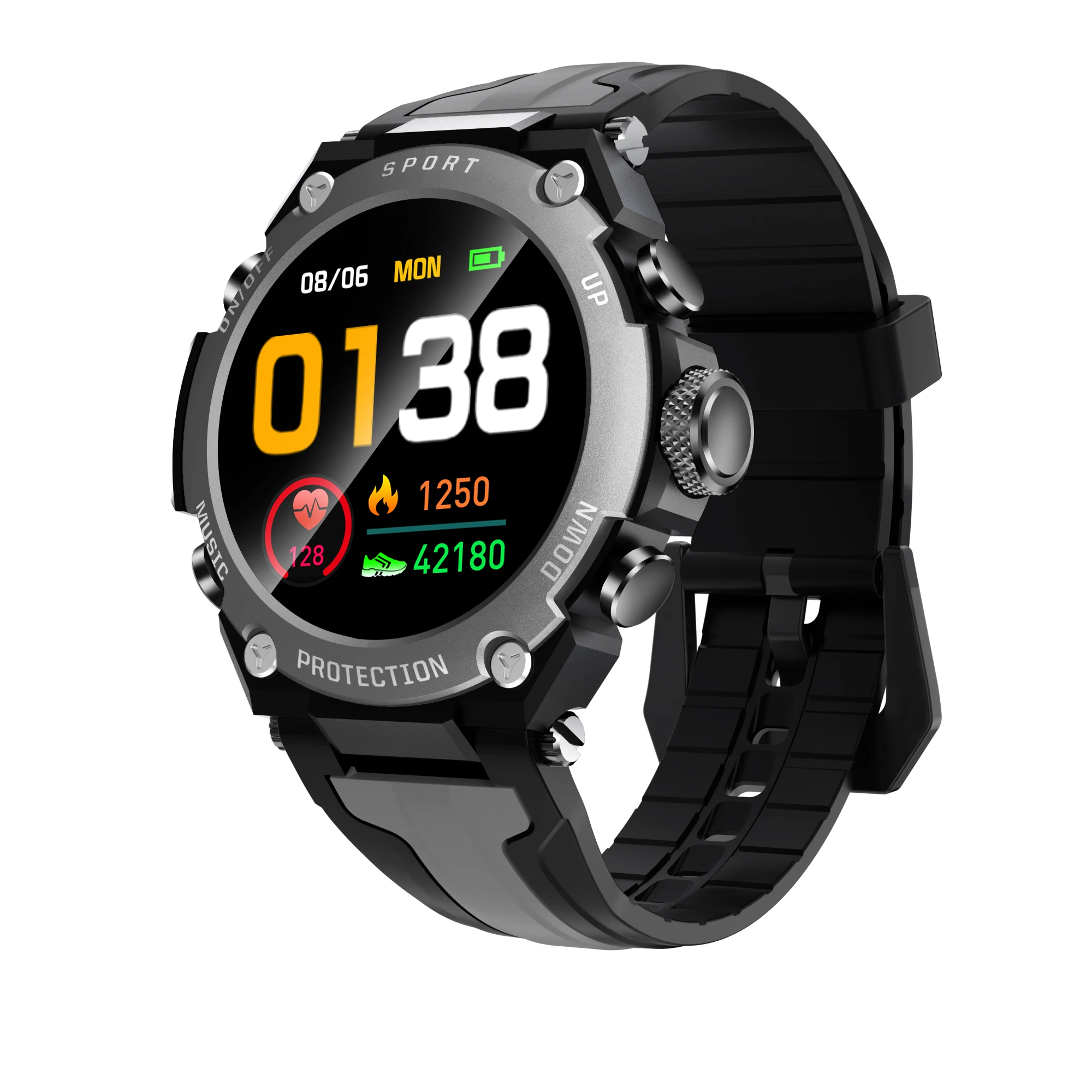 DK10 Smartwatch Sport Wear Compass Diving Equipment Digital Blood Pressure Oxygen Monitor Health Tracker Smart Watch Phone DK10