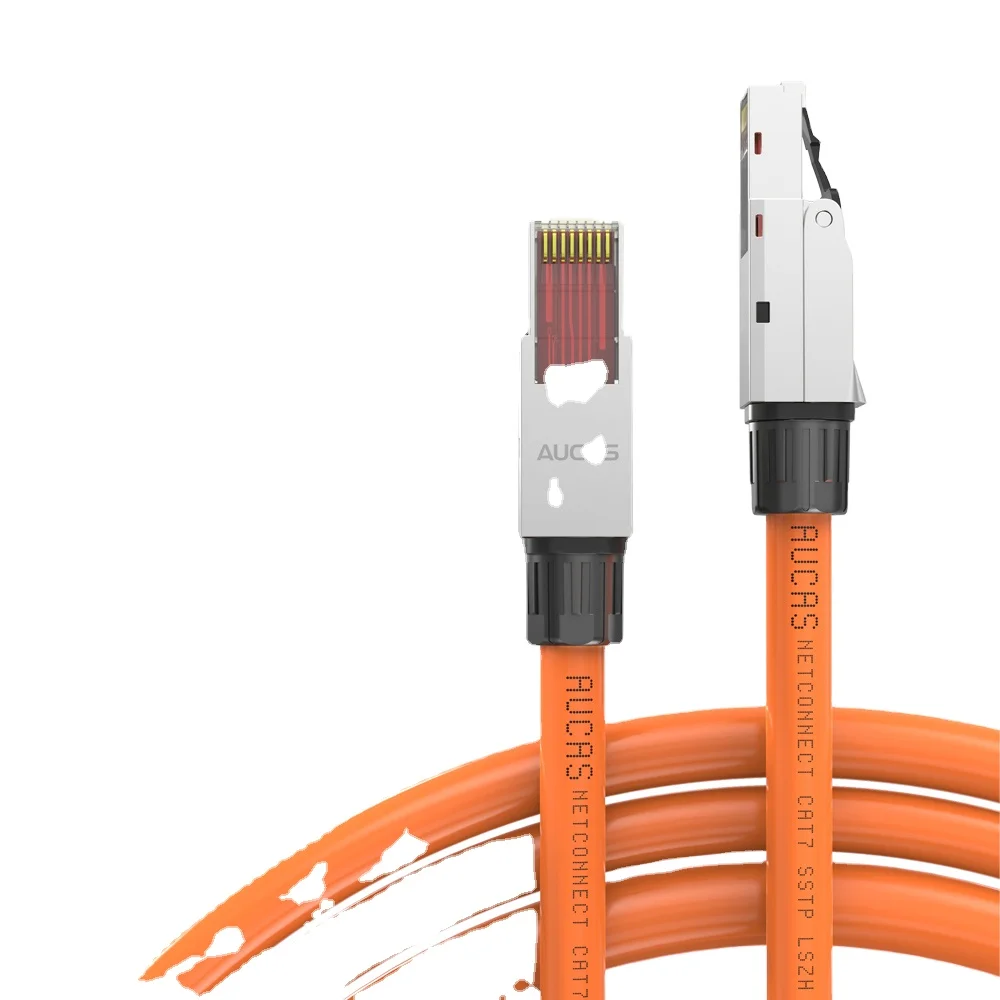Factory Direct Shielded Network Patch Cord Cat 7 RJ45 Modular Plug SFTP Ethernet Cable