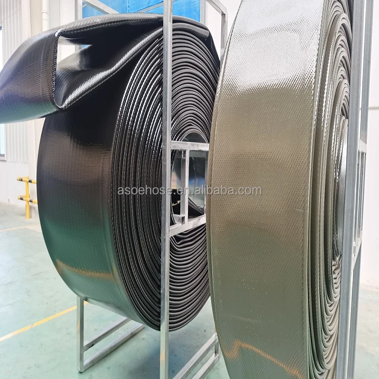 Super Large and Large Diameter Industrial Hoses - Mileflex TPU Lay Flat Hose diameter up to 8 10 12 16 inch