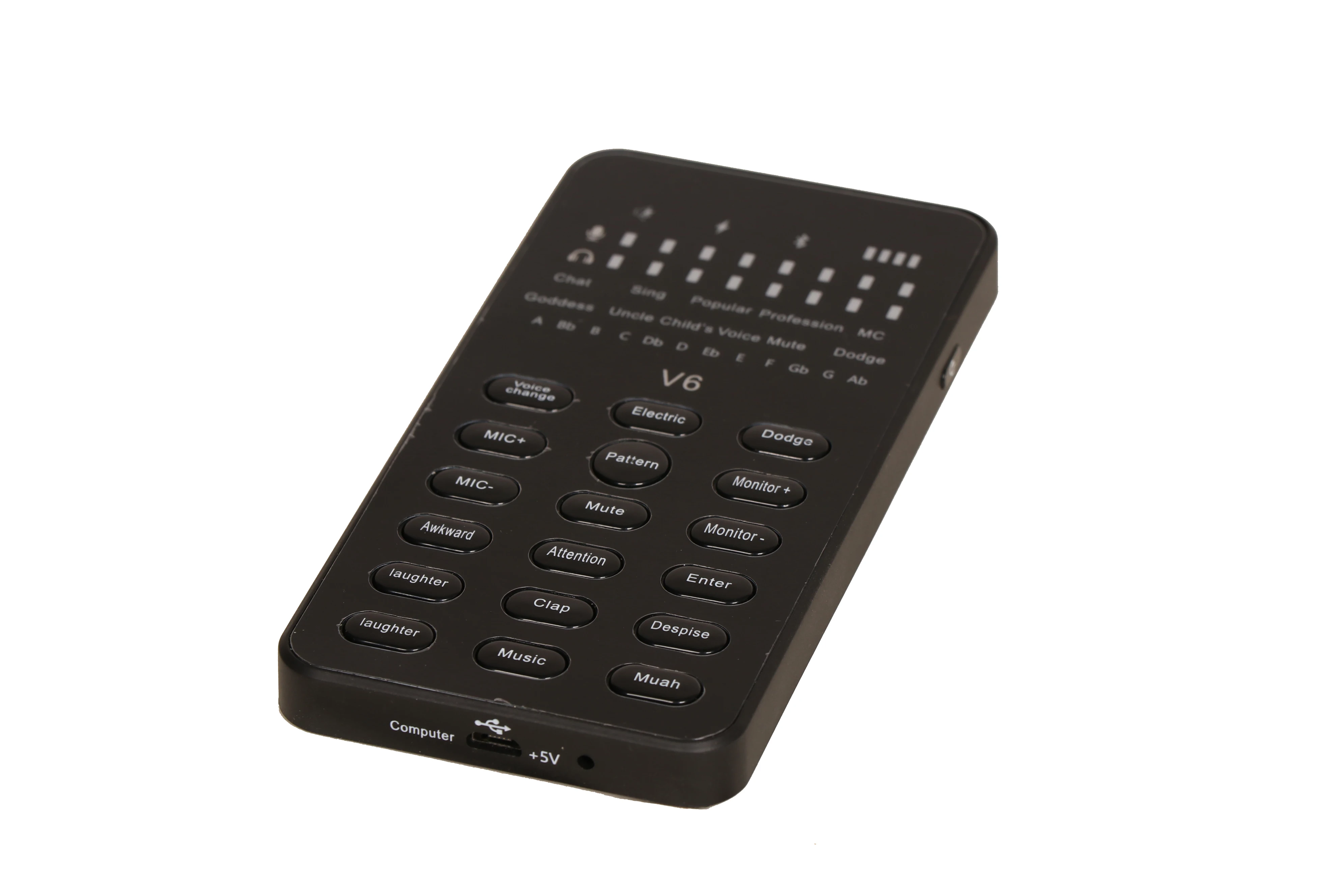 
Professional Supplier Wholesale Live Music Mobile Sound Card For Studio V6 