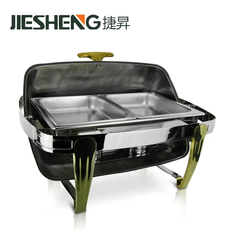 OEM Supply Hot Sale Restaurant Hotel Buffet Equipment Chafing Dish Fuel Stainless Steel Food Warmer Chafer Stove for sale